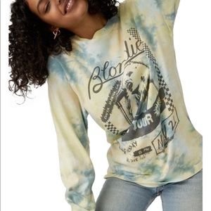 Daydreamer Blondie Oversized Tie Dye Band Tee